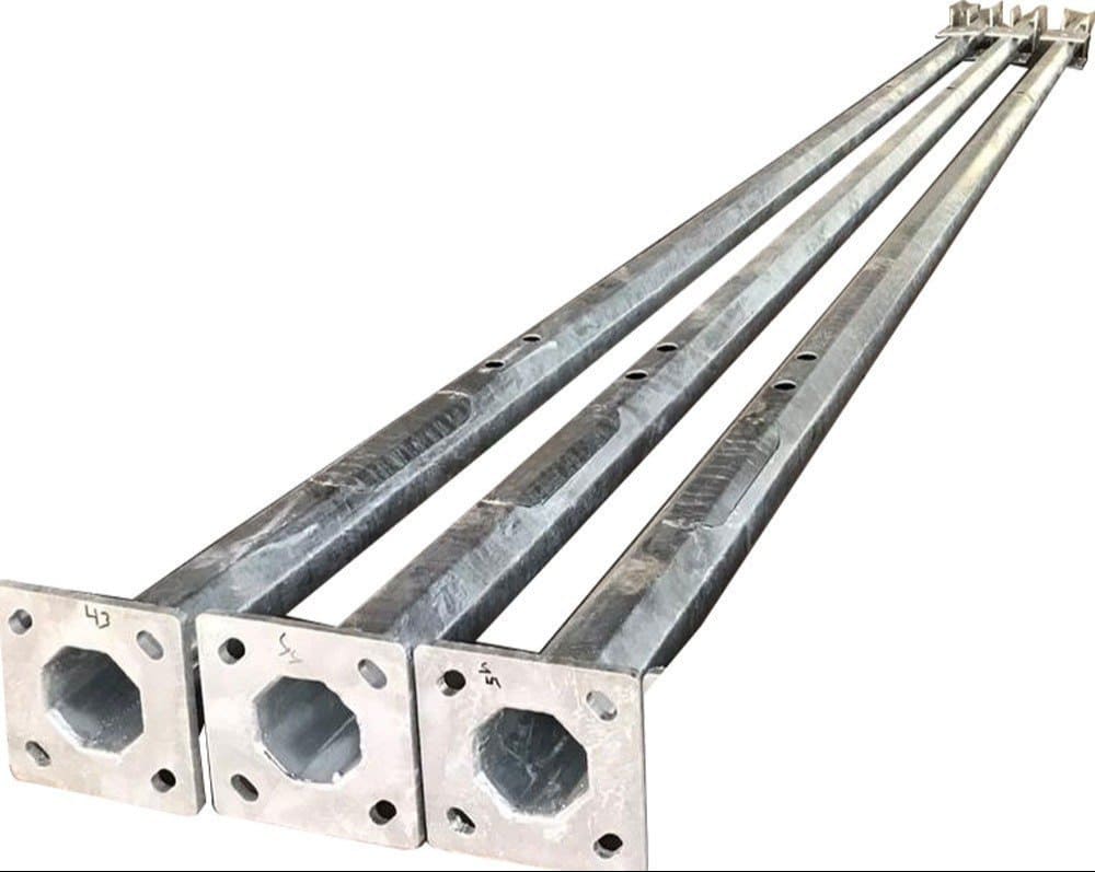 Hot Dip Galvanized Octagonal Pole