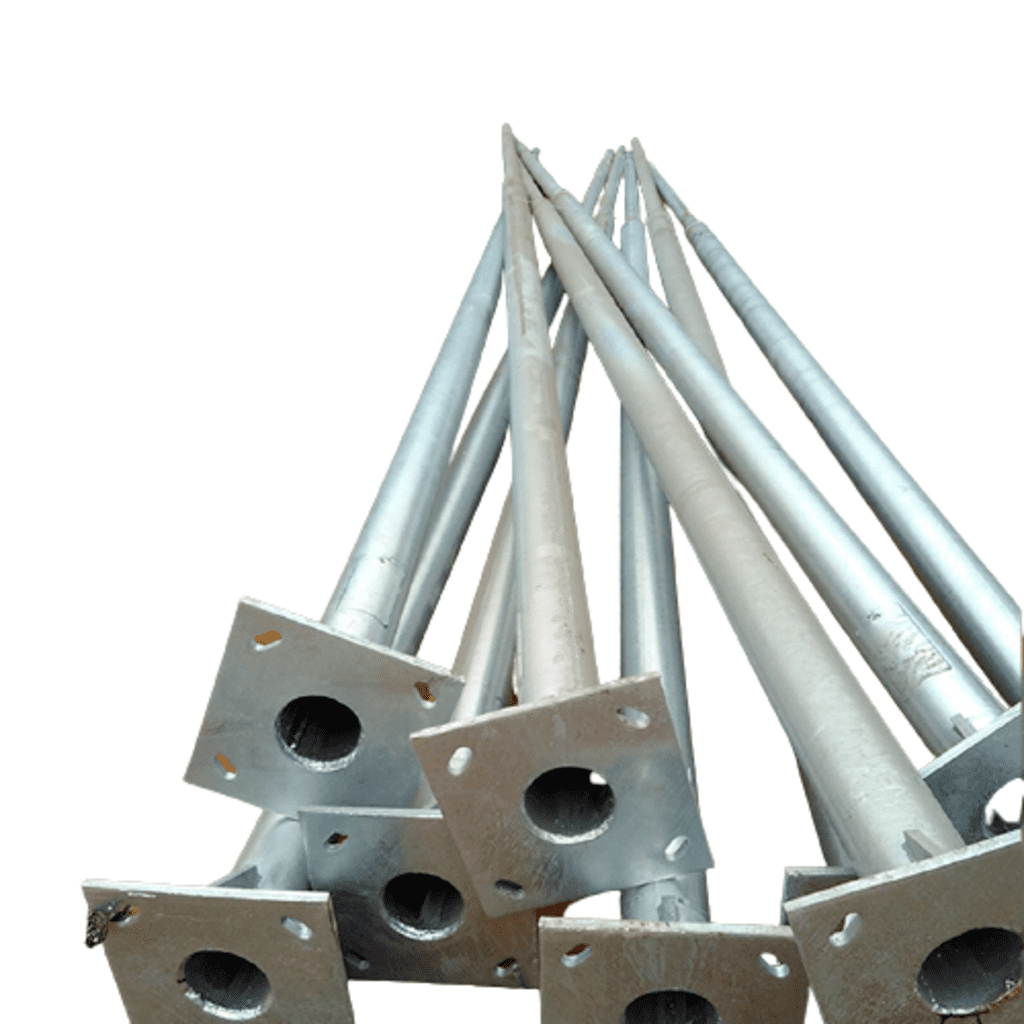 hot dip galvanized octagonal pole