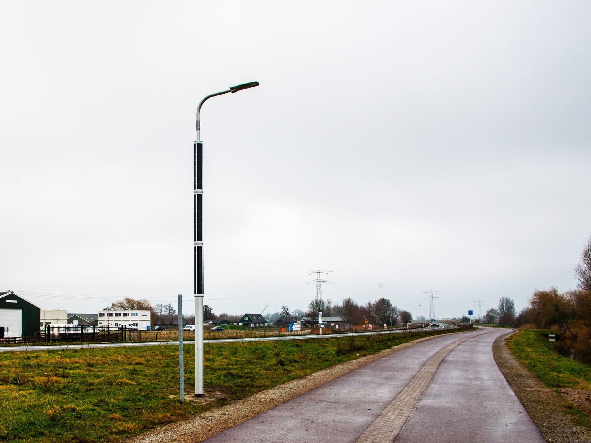 mild steel highway lighting pole